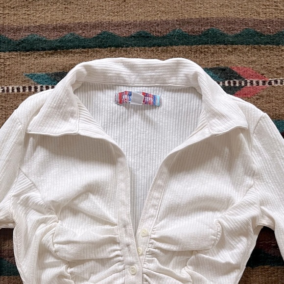 Urban Outfitters 70's Collared Long Sleeve Size XS - Picture 2 of 4